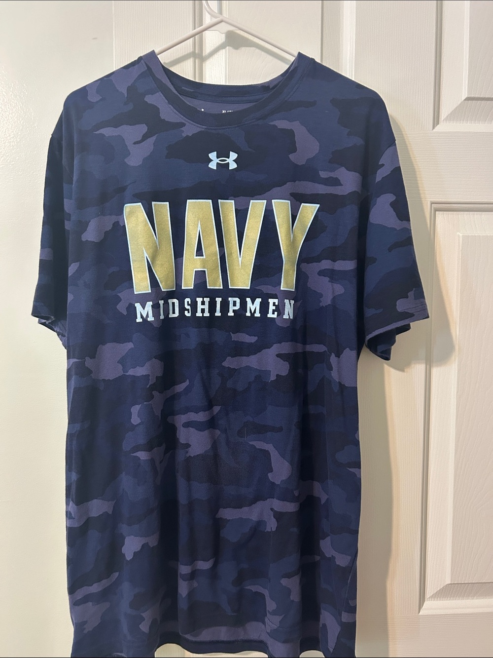 Under Armour Navy Camo NAVY Midshipmen Short Sleeve Tee